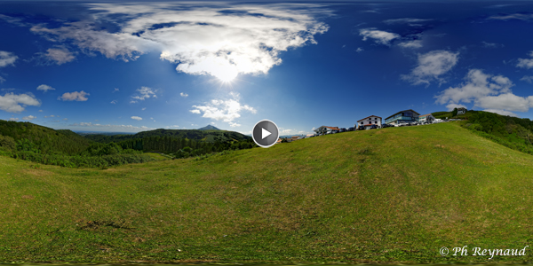Panoramique à 360° du Col d'Ibardin au Pays Basque